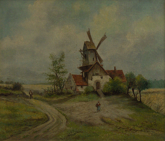 Landscape with mill